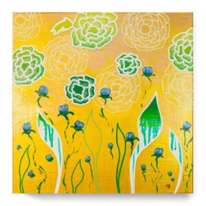 Tableau DANCE OF FLOWERS – art contemporain bohème