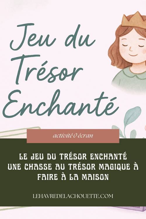 activité enfant jeu de la chasse au trésor